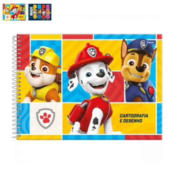Caderno Desenho Foroni Patrulha Canina