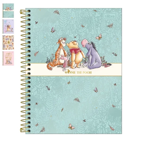 Caderno Universitário Pooh Tilibra Premium